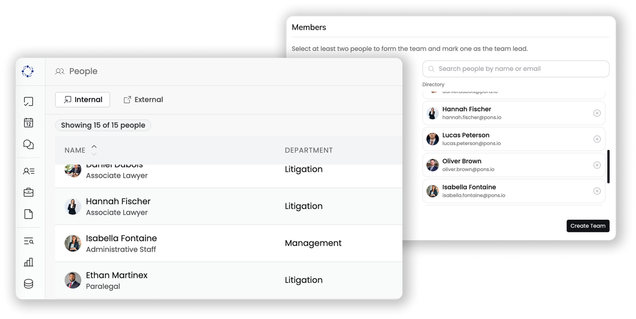 Users and Teams
