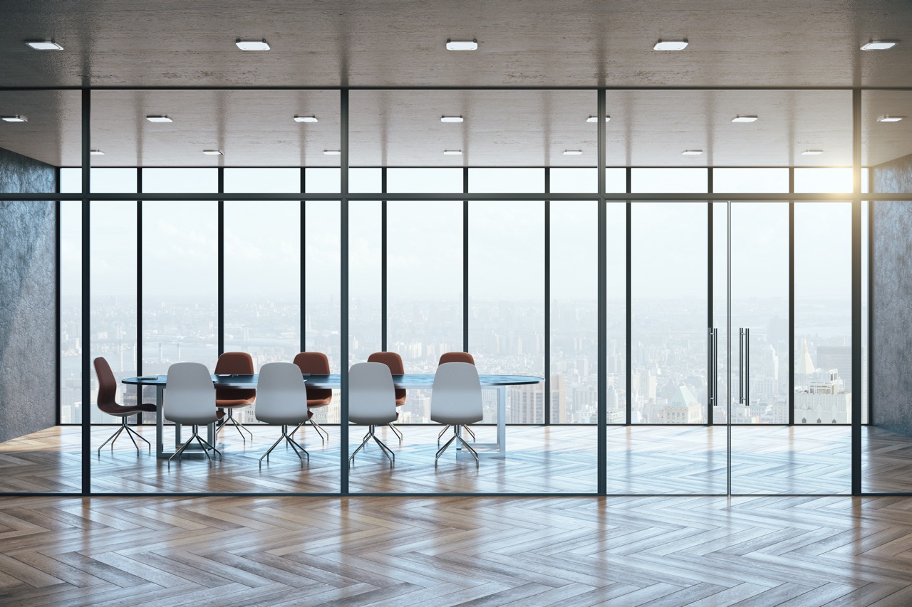 Modern conference room for transaction meetings