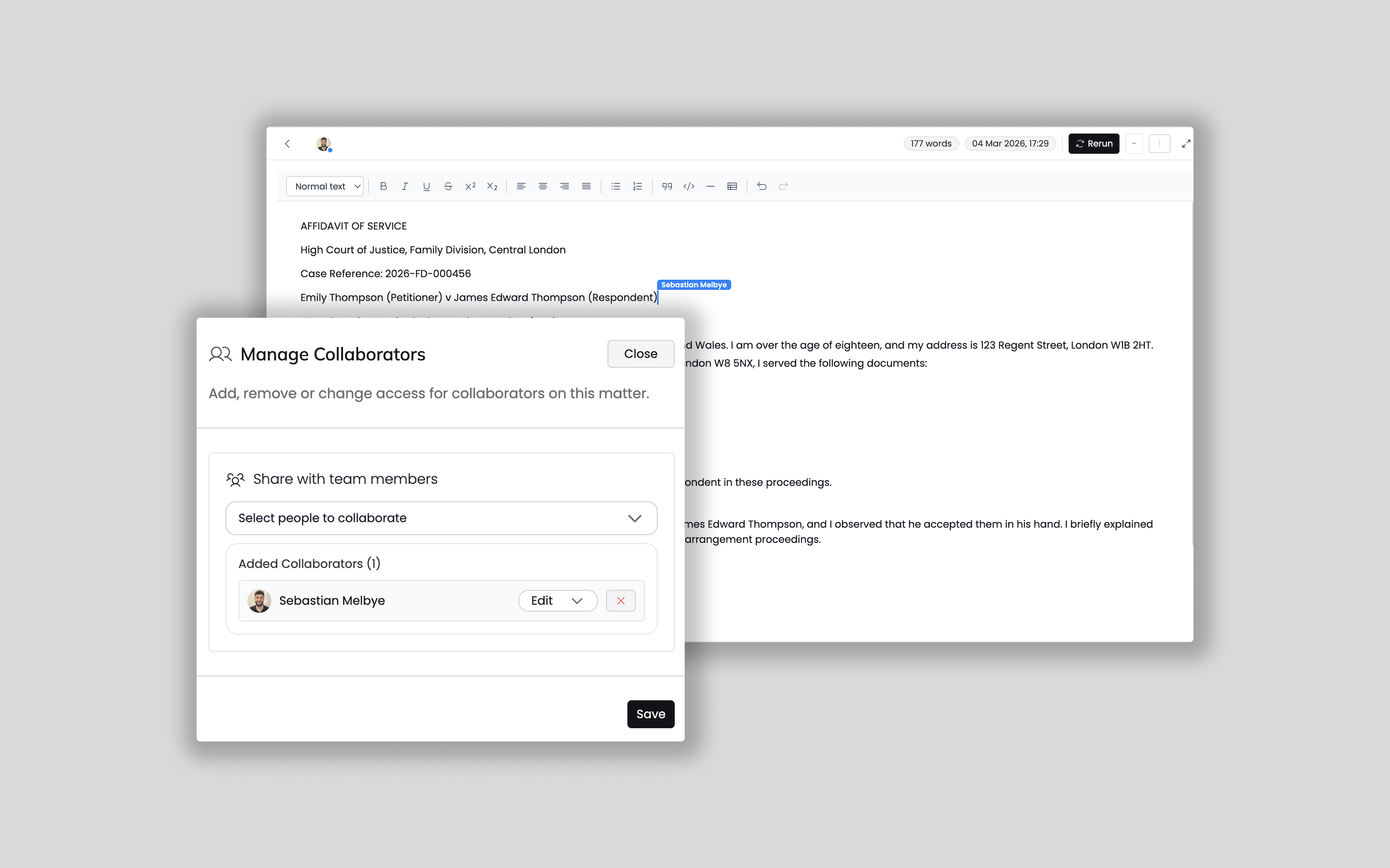 Secure messaging, sharing, and client portals