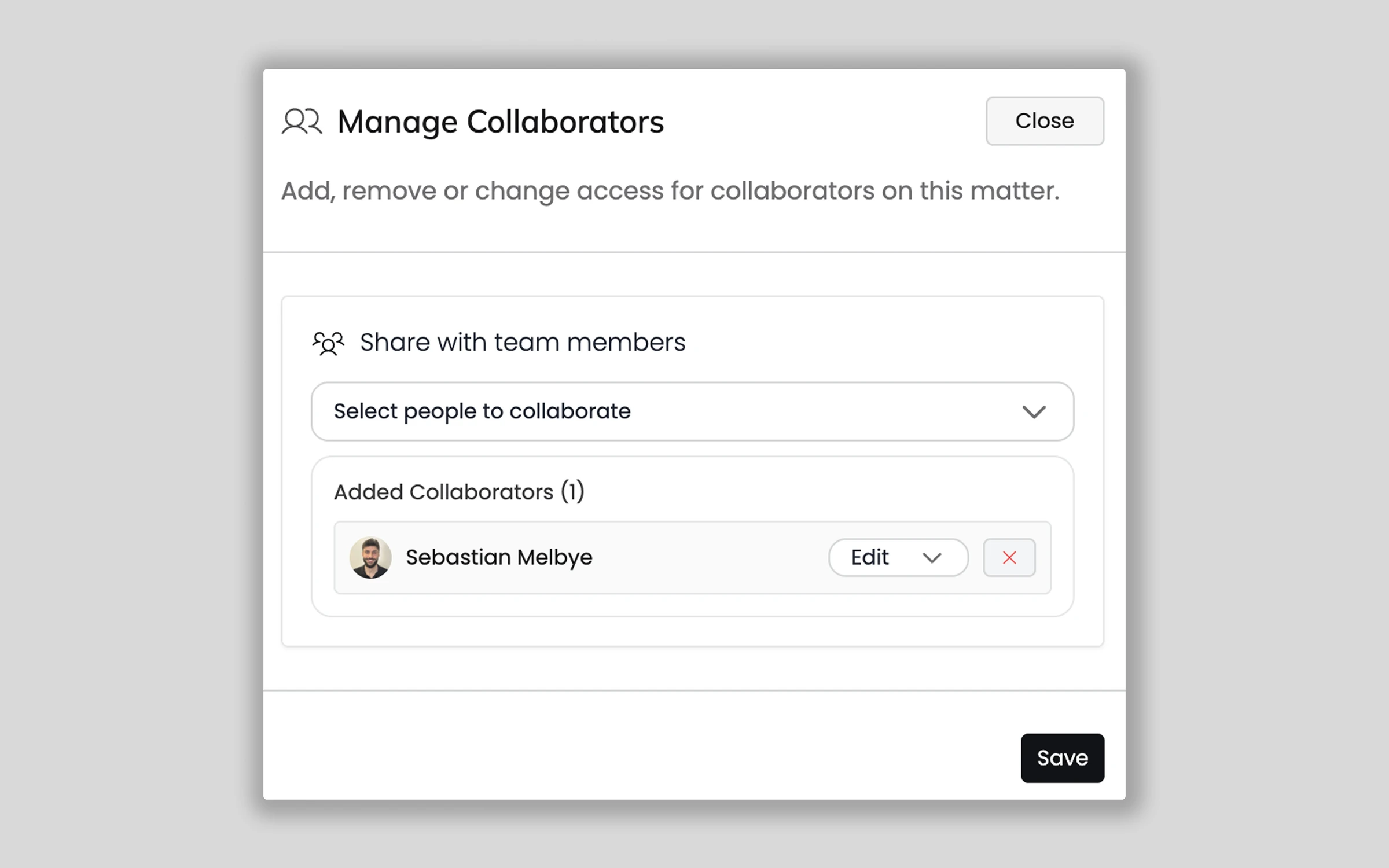 Control exactly who sees what